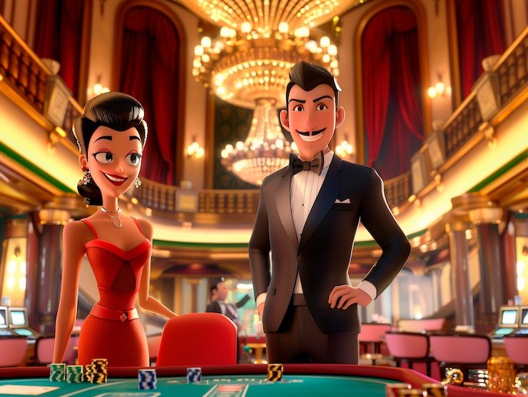 Tampilan mesin slot Jewels of Prosperity dengan simbol permata dan tema kemakmuran di layar mobile